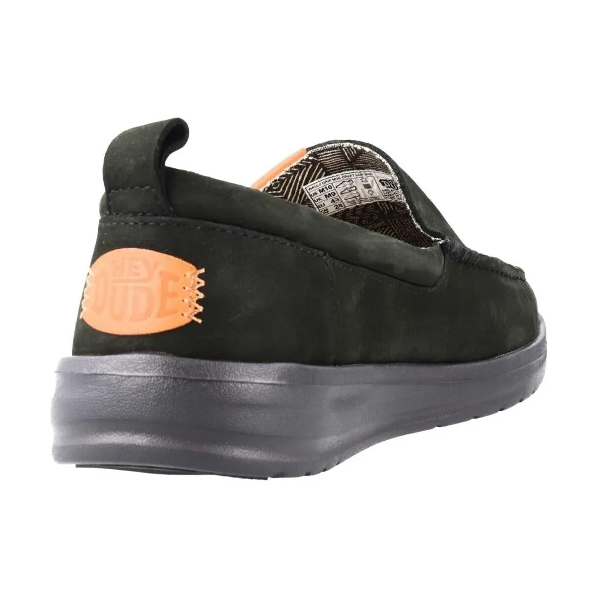 MOCASIN  WALLY GRIP MOC CRAFT LEATHER  NEGRA